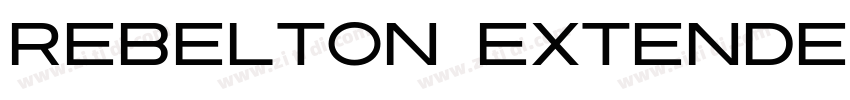 Rebelton Extended字体转换
